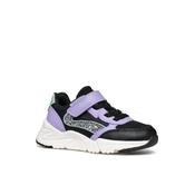 Geox Junior Girl Purple Glittery Loftus Sneakers - J46M2A