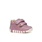 Geox Infants Girls Purple Velcro Strap Iupidoo Sneakers - B5658C