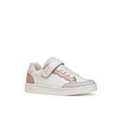 Geox Junior Girl White Low Top Eclyper Sneakers - J65LRB image