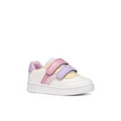 Geox Infants Girls White Double Strap Eclyper Sneakers - B665MA image