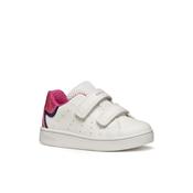 Geox Infants Girls White Double Straps Eclyper Sneakers - B365MA