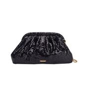 Gionni Womens Black Daiquiri Sequin Clutch Bag - 11G2899 image