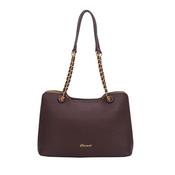 Gionni Womens Brown Rosewood Double Handle Shoulder Bag - 11G2947 image