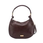 Gionni Womens Brown Neroli Curved Woven Shoulder Bag - 11G2918 image