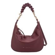 Gionni Womens Burgundy Musk Curved Hobo Bag - 11G2913