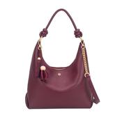 Gionni Womens Burgundy Petal Curved Shoulder Bag - 11G2926 image