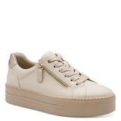 Jana Womens Beige Side Zip Fashion Trainer 8-23767-43 image