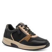 Tamaris Comfort  Womens Black Side Zip Wide Fit Fashion Trainer 8-83719-47 image