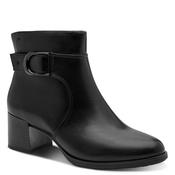 Jana Womens Black Wide Fit Side Zip Ankle Boot 8-25370-47 image