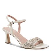 Tamaris Womens Cream Ankle Strap High Heel Sandal 1-28313-46 image