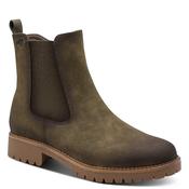 Jana Womens Green Low Heel Wide Fit Ankle Boot 8-25475-47 image