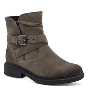 Jana Womens Grey Waterproof Wide Fit Side Zip Ankle Boot 8-26493-47 image