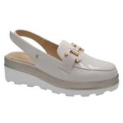 Kate Appleby Womens Beige Low Wedge Slingback Shoe - Hawkfield