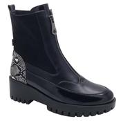 Kate Appleby Womens Black Double Zip Ankle Boot - Laggan image