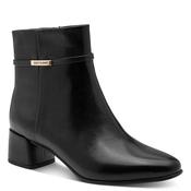 Marco Tozzi Womens Black Side Zip Block Heel Ankle Boot 2-25378-47 image