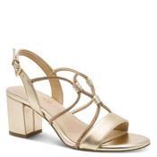 Marco Tozzi Womens Gold High Heels Sandal 2-28388-46