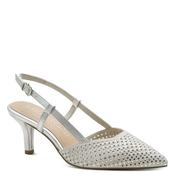 Marco Tozzi Womens Silver Pointed Slingback Shoe 2-29667-46