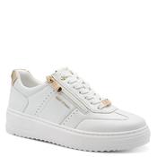 Marco Tozzi Womens White Side Zip Fashion Trainer 2-23766-46 image