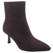 Redz Brown Suede Dressy Ankle Boot - F763