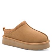 S.Oliver Womens Brown Leather Slip-On Ugg Boots 5-27104-43