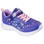 Skechers Girls Junior Navy Jumpsters 2.0 Butterfly Flush Runner - 303380L