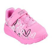 Skechers Girls Infant Pink Uno Lite Love Levitate Runner - 314078N