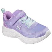 Skechers Girls Junior Purple Sola Glow 2.0 Dazzle Steps Runner - 303729L image