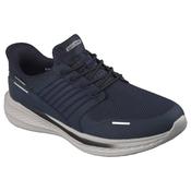 Skechers Mens Navy Slip On Relaxed Fit Slade Luther Runner - 211389