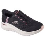 Skechers Womens Black Slip-Ins Arch Fit 2.0 Easy Chic Fashion Trainer - 150066