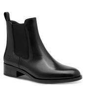 Tamaris Womens Black Side Zip Leather Ankle Boot 1-25361-47 image