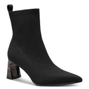 Tamaris Womens Black Block Heel Socks Ankle Boot 1-25328-47 image