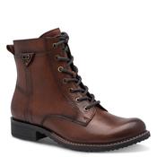 Tamaris Womens Brown Lace Up Leather Ankle Boot 1-25243-47