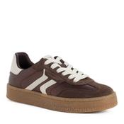 Tamaris Womens Brown Lace Up Leather Fashion Trainer 1-23723-44 image