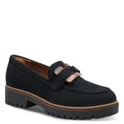 Tamaris Womens Navy Slip On Leather Shoes 1-24722-43 image