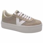 Victoria Womens Gold Lace-up Fashion Trainer - 1092174 image