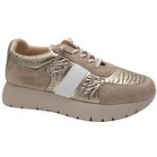 Zanni &amp; Co Womens Lightweight Gold Fashion Trainer - Rakhakot image