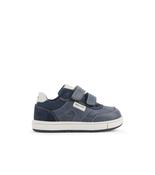 Geox Infant Boys Navy Trottola Leather Shoe B2543A image