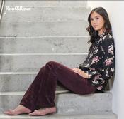 Burgandy Bootcut Cords image