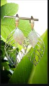 Double Leaf Gold Earings image