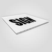 Magnetic sign