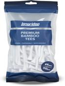 Longridge White Bamboo Tees 69mm (110 bag )