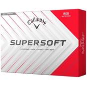 Callaway Supersoft 25 Golf Ball Dozen  Red