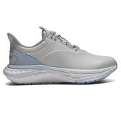 FootJoy Ladies Quantum Shoes Grey - White - Blue (WIDE FIT) image