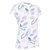 Callaway Ladies Linear Petals Polo Shirt White (123) image