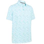Callaway Gents Kaleidoscope Polo Shirt Arctic Paradise (464) image