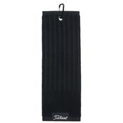 Titleist Tri Fold Cart Towel Black