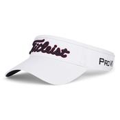 Titleist Tour Performance Visor White - Navy - Red