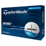 TaylorMade Distance+ Golf Balls White Dozen 25