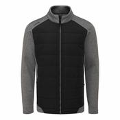 Ping Aiden Men's Hybrid Fleece Jacket - Asphalt Marl/Black