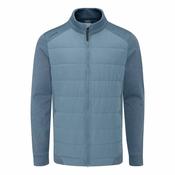 Ping Aiden Men's Hybrid Fleece Jacket - Blue Fusion Marl/Blue Fusion